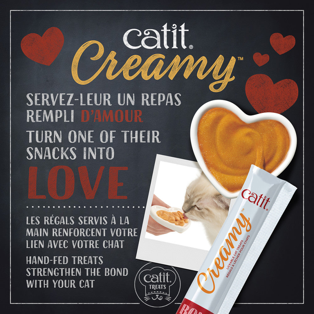 Catit Creamy Cat Treats – 12 Pack