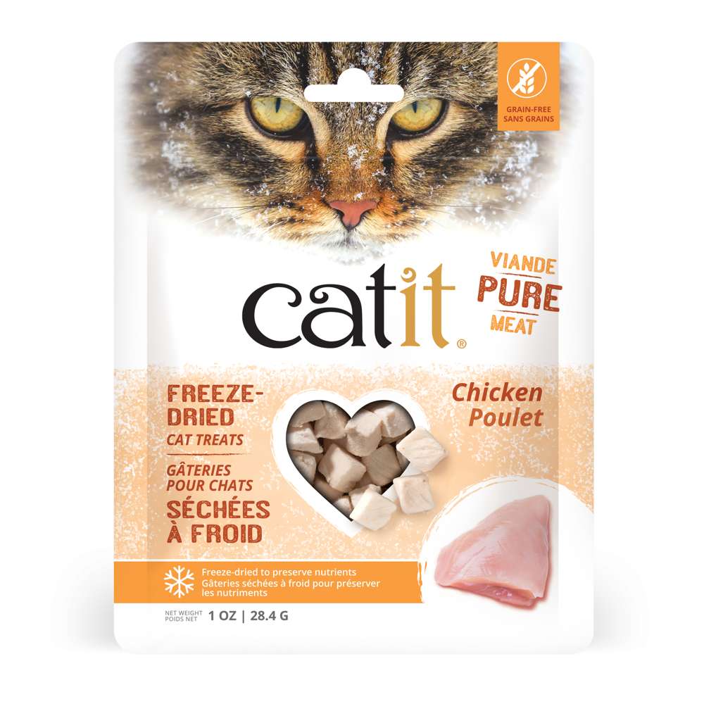 Gâteries Catit séchées à froid pour chats