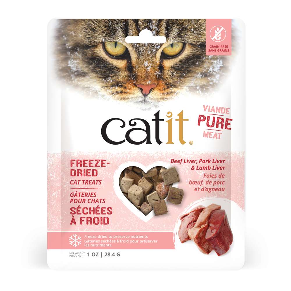 Gâteries Catit séchées à froid pour chats