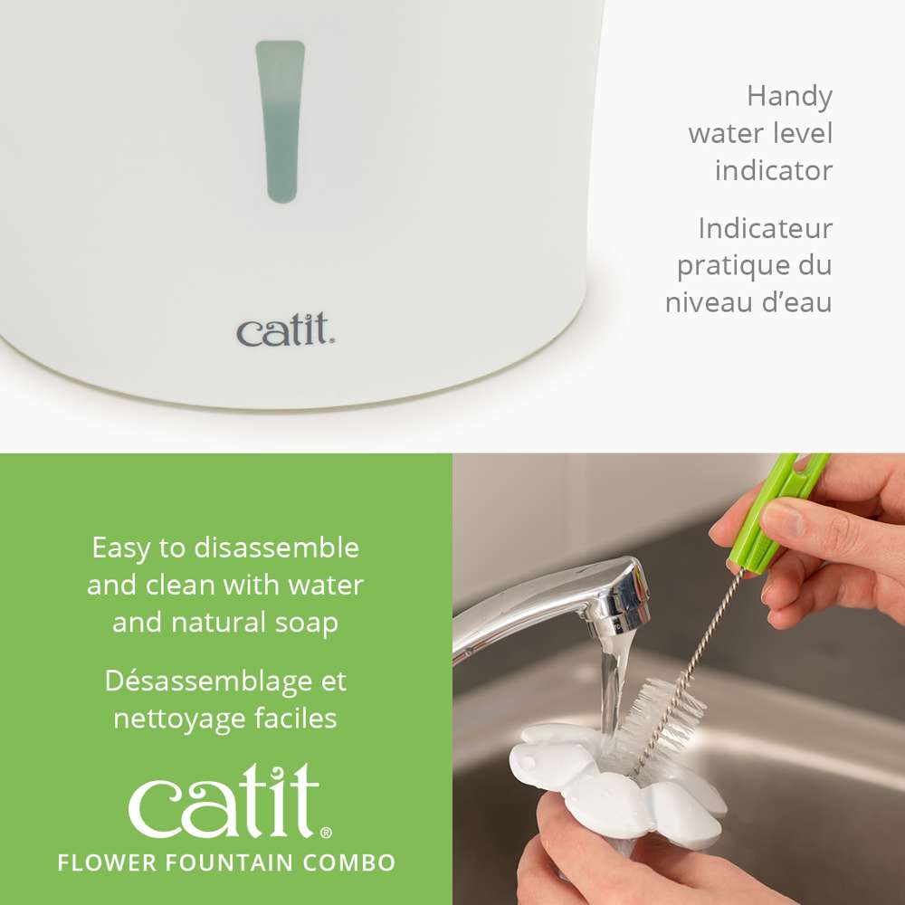 Ensemble d’abreuvoir Catit avec fleur