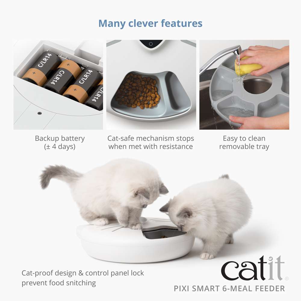 Catit PIXI Smart 6 Meal Feeder