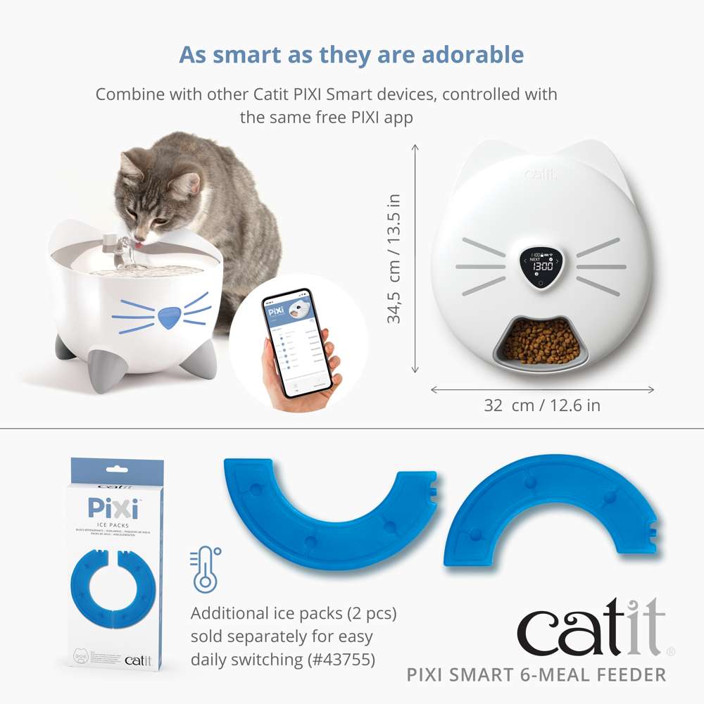 Catit PIXI Smart 6 Meal Feeder