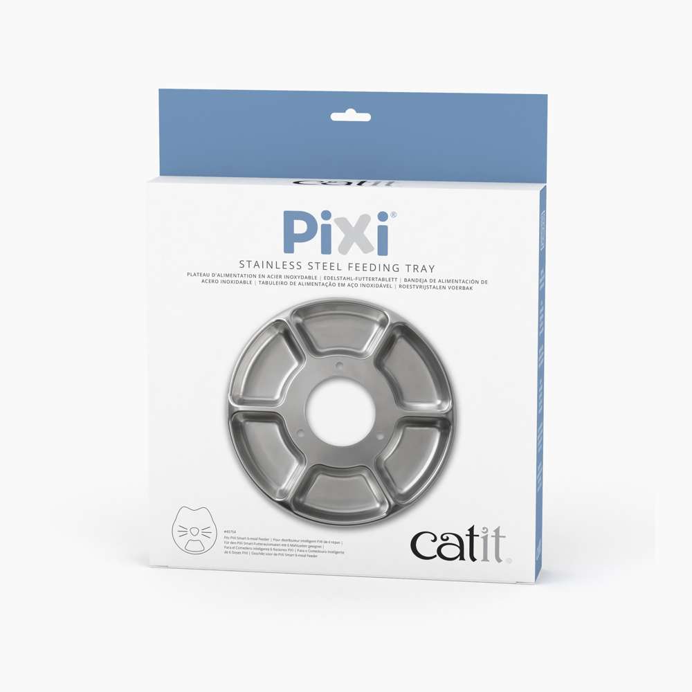 Catit PIXI 6 Meal Feeder Replacement Stainless Steel Tray