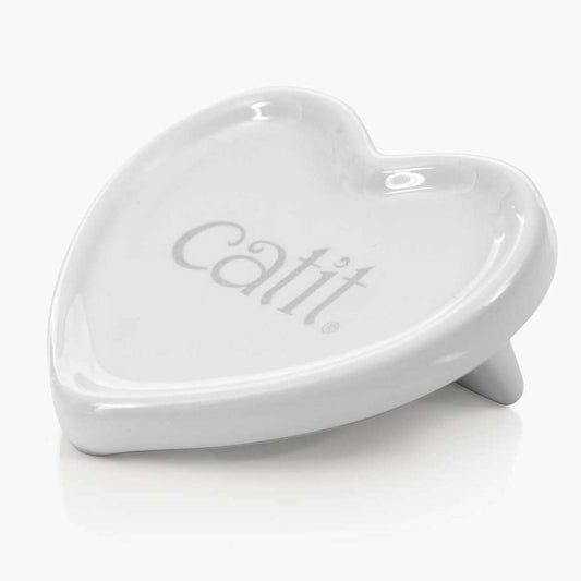 Plat Catit Creamy en forme de cœur
