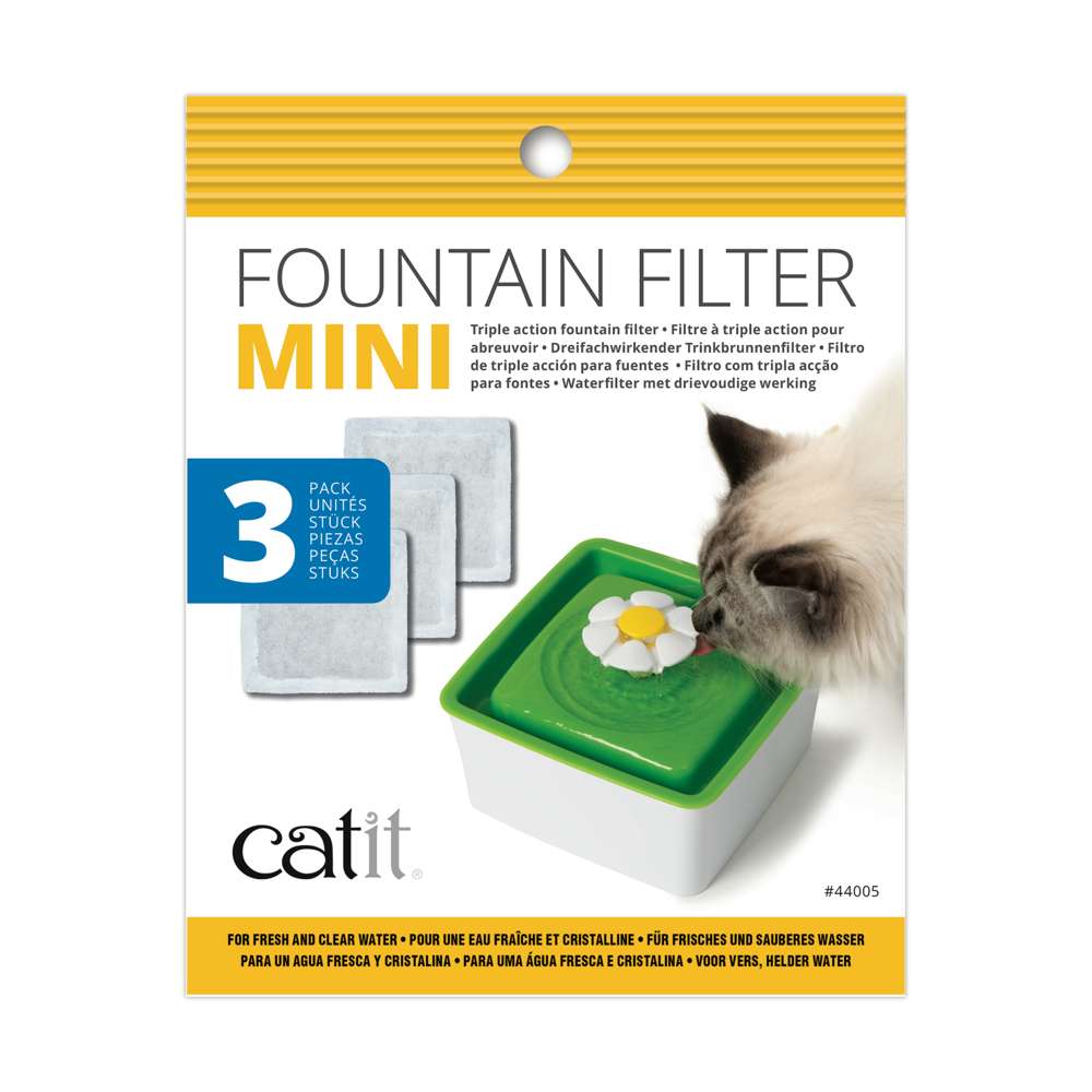 Filtres à double action pour mini abreuvoir Catit - paquet de 3
