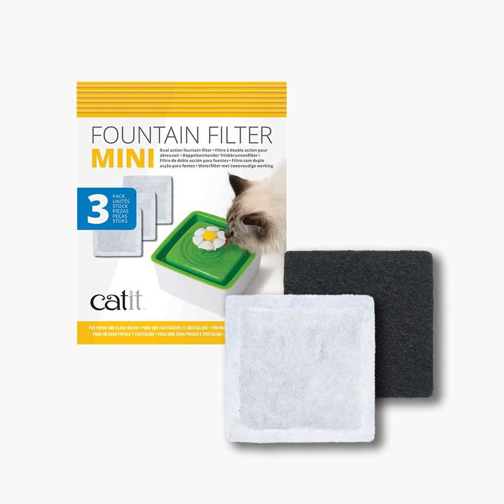 Filtres à double action pour mini abreuvoir Catit - paquet de 3