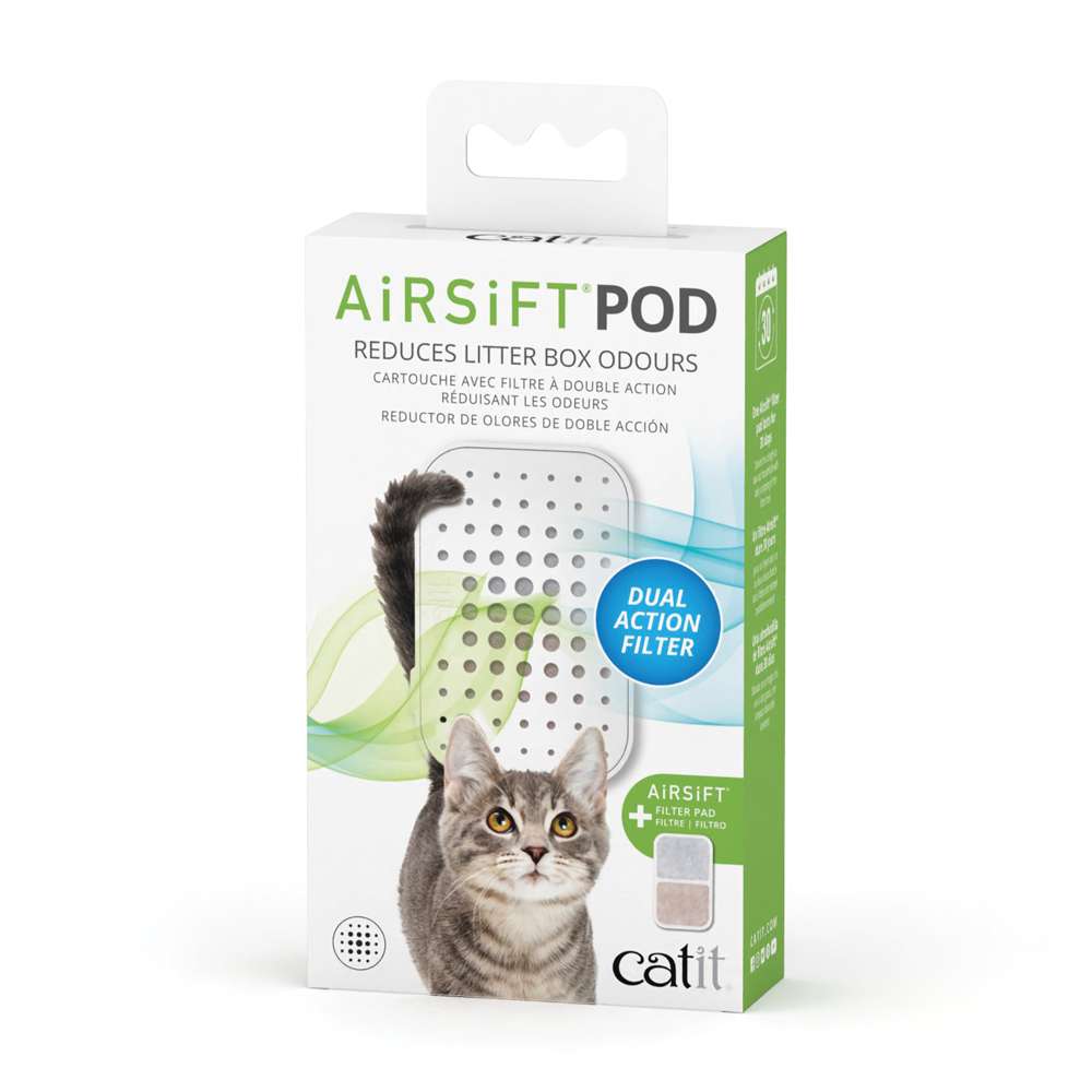 Cartouche Catit Airsift avec filtre à double action réduisant les odeurs