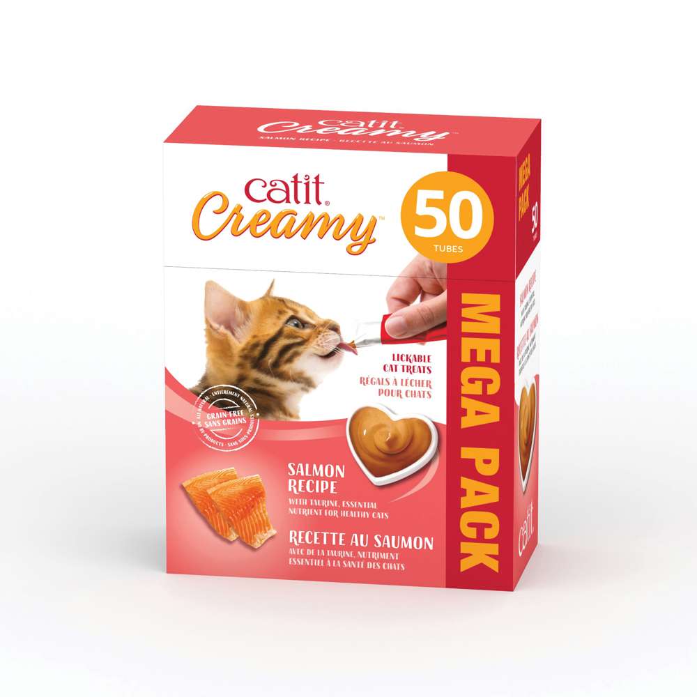 Gâteries Catit Creamy pour chats – paquet de 50