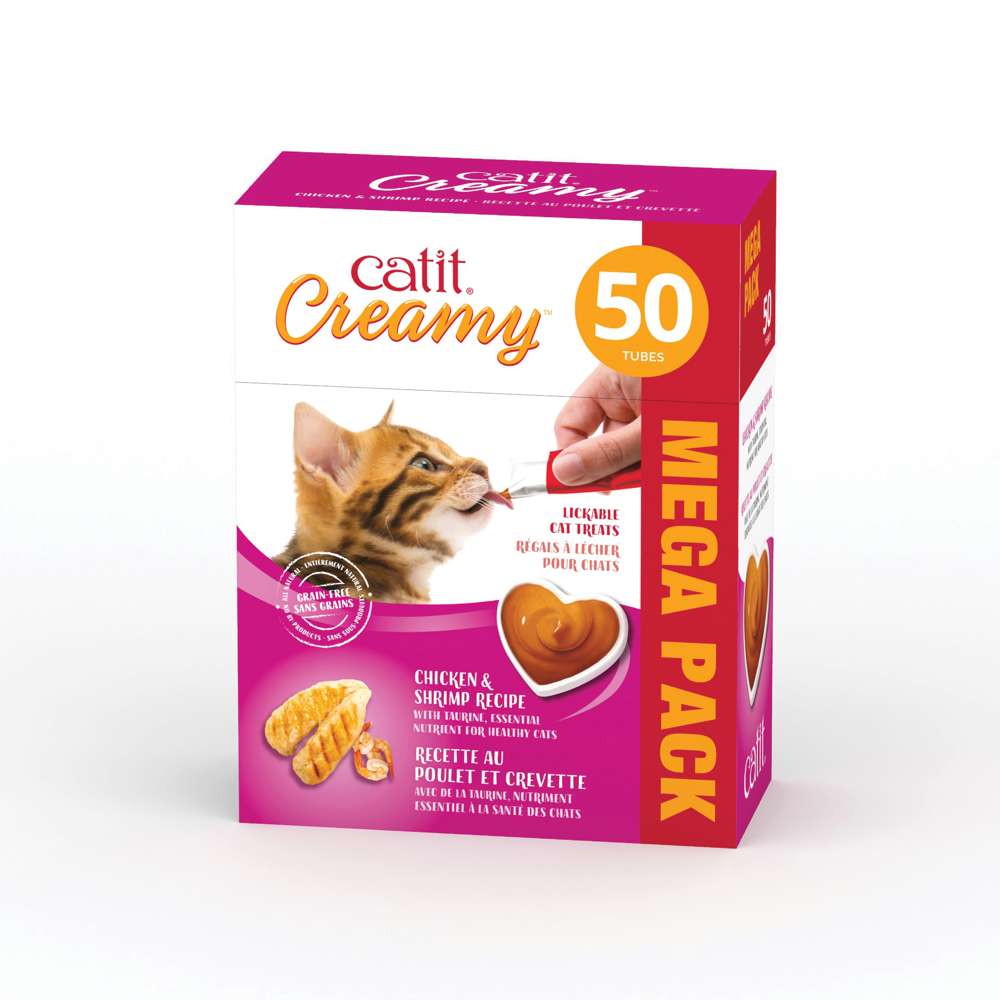 Gâteries Catit Creamy pour chats – paquet de 50