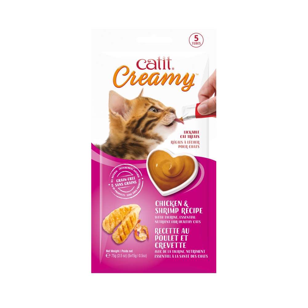 Gâteries Catit Creamy pour chats – paquet de 5
