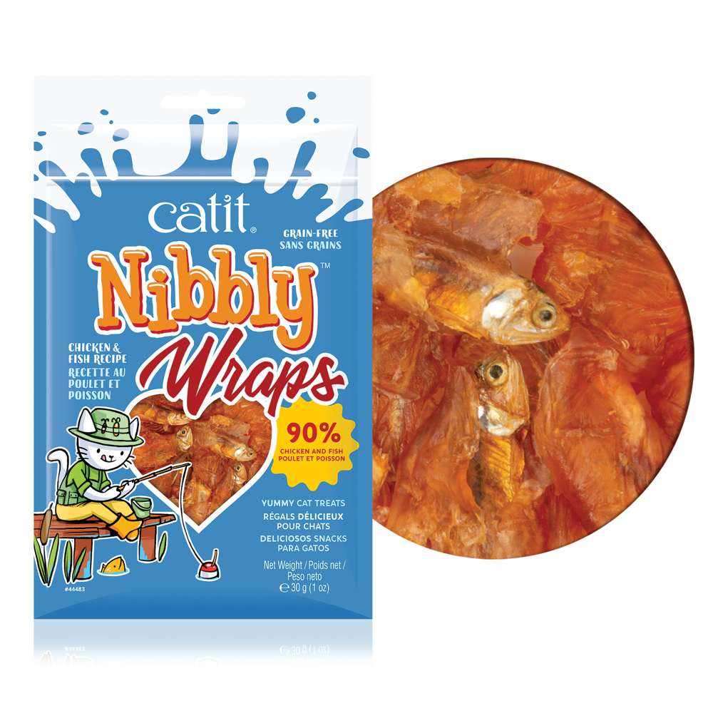 Gâteries Catit Nibbly Wraps