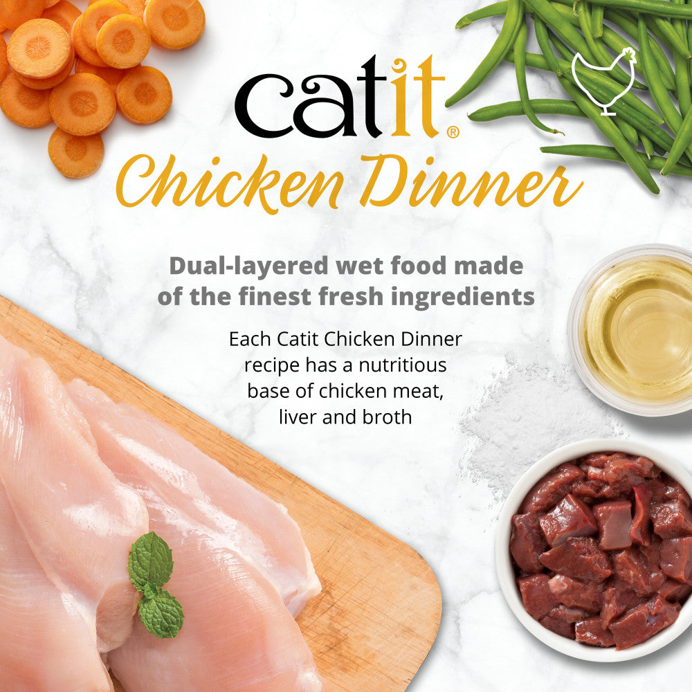 Repas de poulet Catit