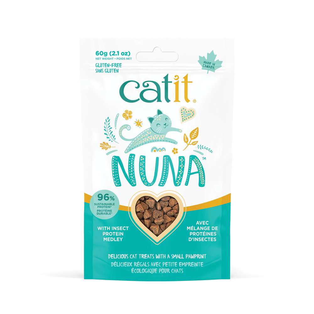 Catit Nuna – Gâteries à base de protéines d’insectes pour chats