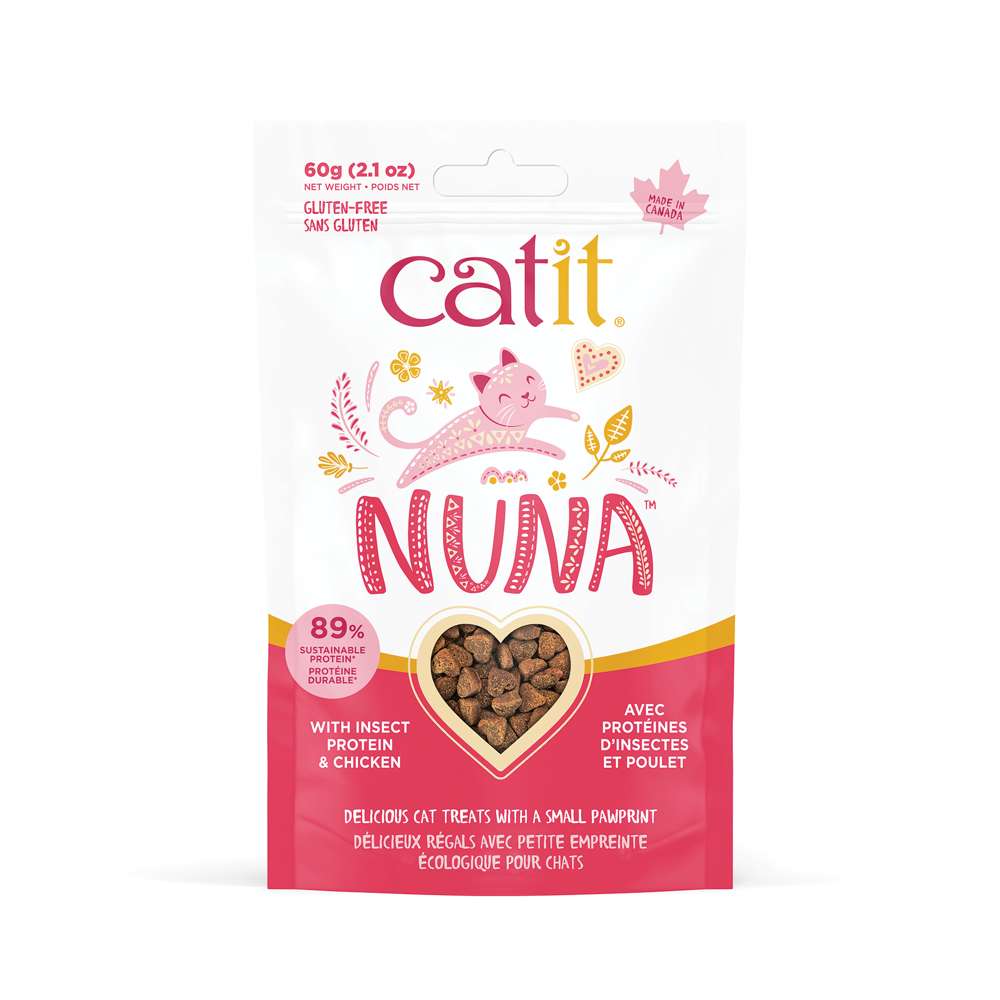 Catit Nuna – Gâteries à base de protéines d’insectes pour chats