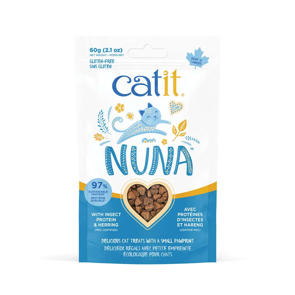 Catit Nuna – Gâteries à base de protéines d’insectes pour chats