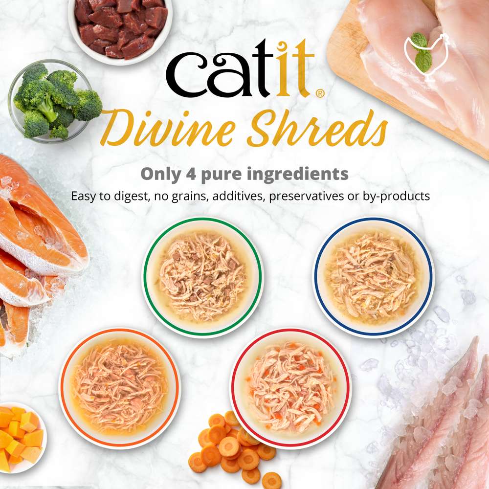 Garniture Catit Divine Shreds – Assortiment