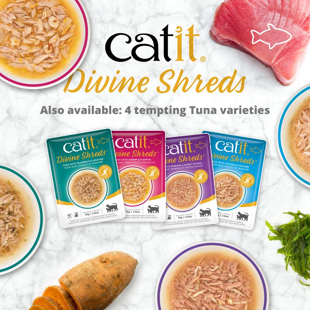 Garniture Catit Divine Shreds – Assortiment
