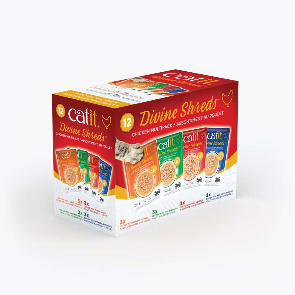 Garniture Catit Divine Shreds – Assortiment