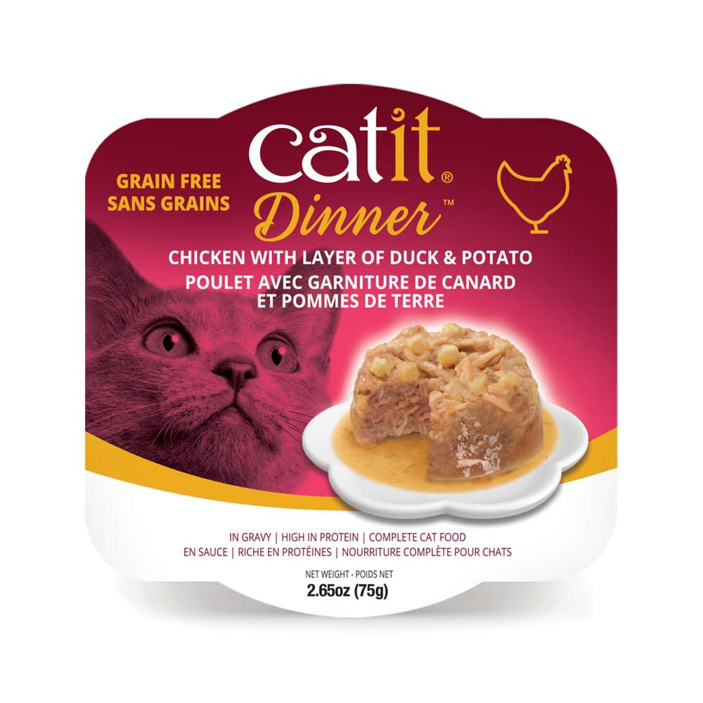 Repas de poulet Catit