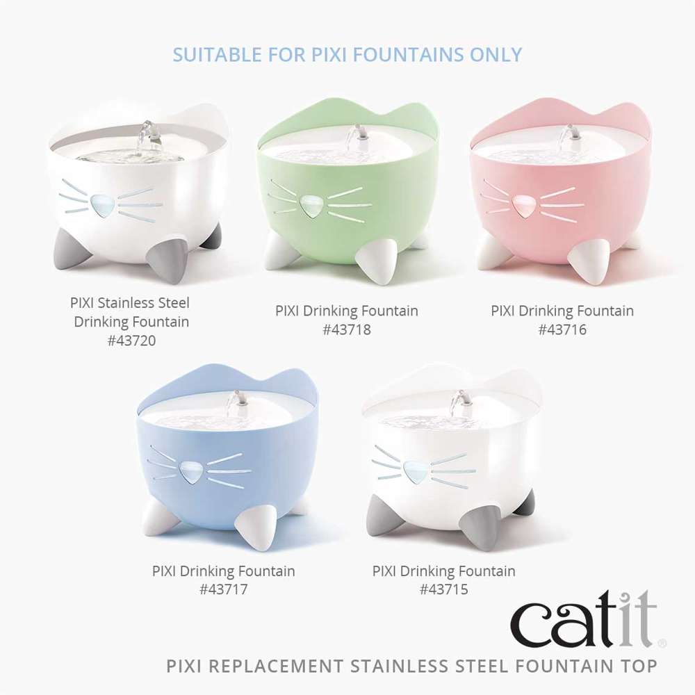 Catit PIXI Replacement Stainless Steel Fountain Top