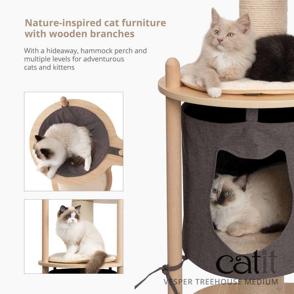 Arbre à chat TreeHouse Vesper – moyen