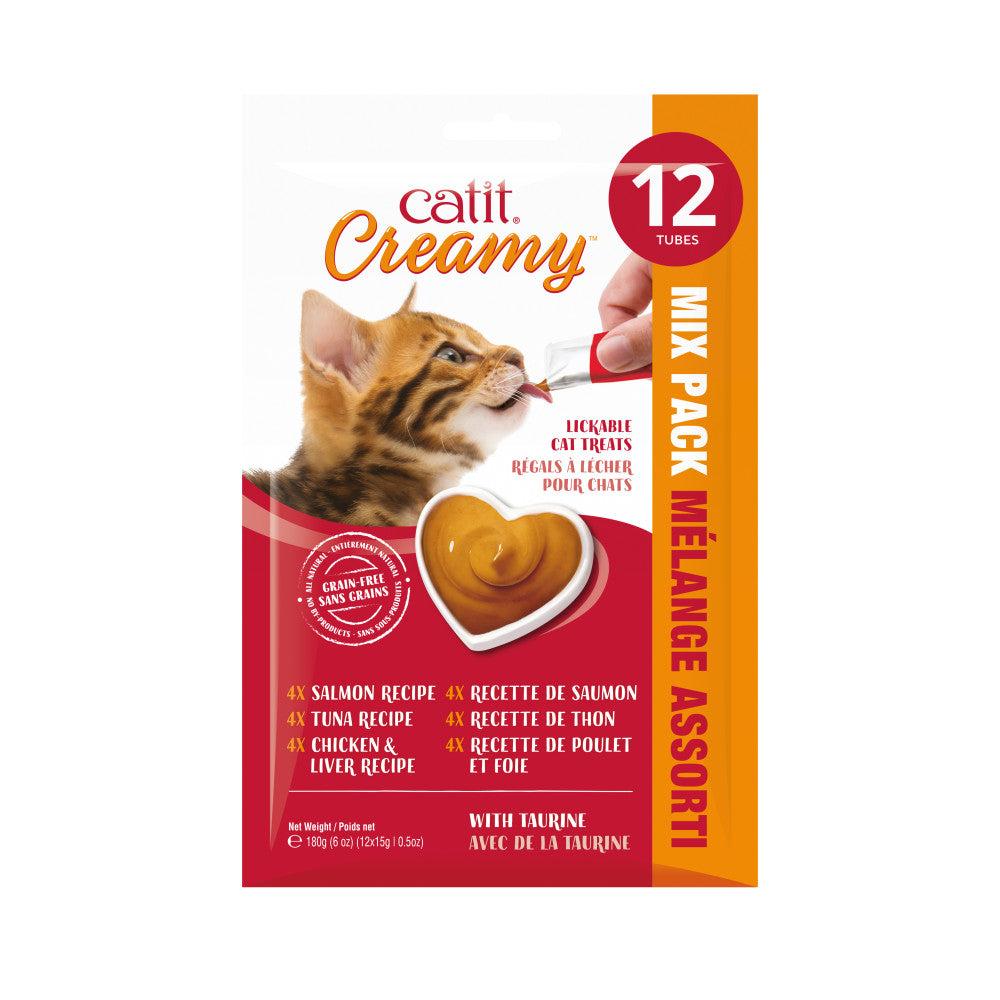 Catit Creamy Cat Treats – 12 Pack