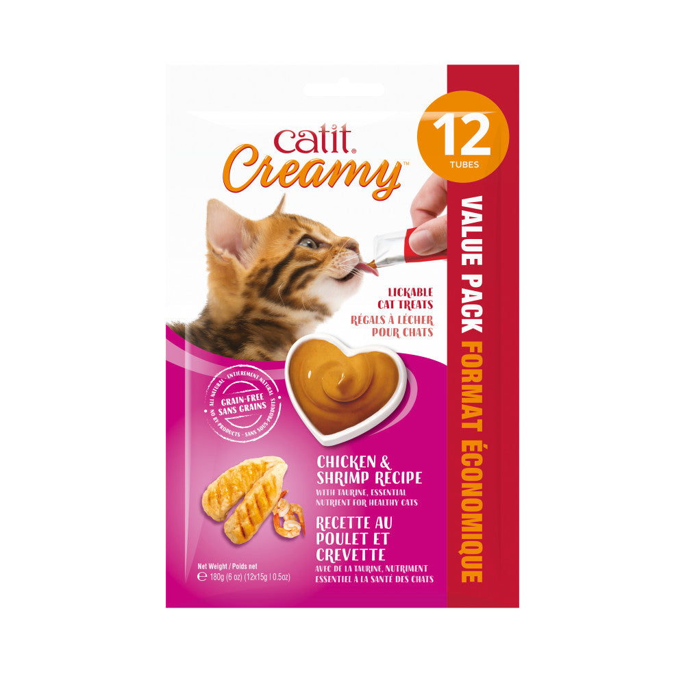 Catit Creamy Cat Treats – 12 Pack