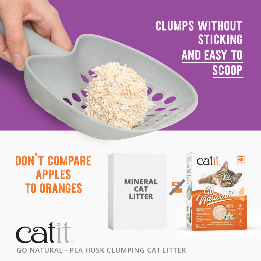 Catit Go Natural! Pea Husk Clumping Cat Litter