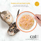 Garnitures Catit Divine Shreds en gelée – Poulet – paquet de 4