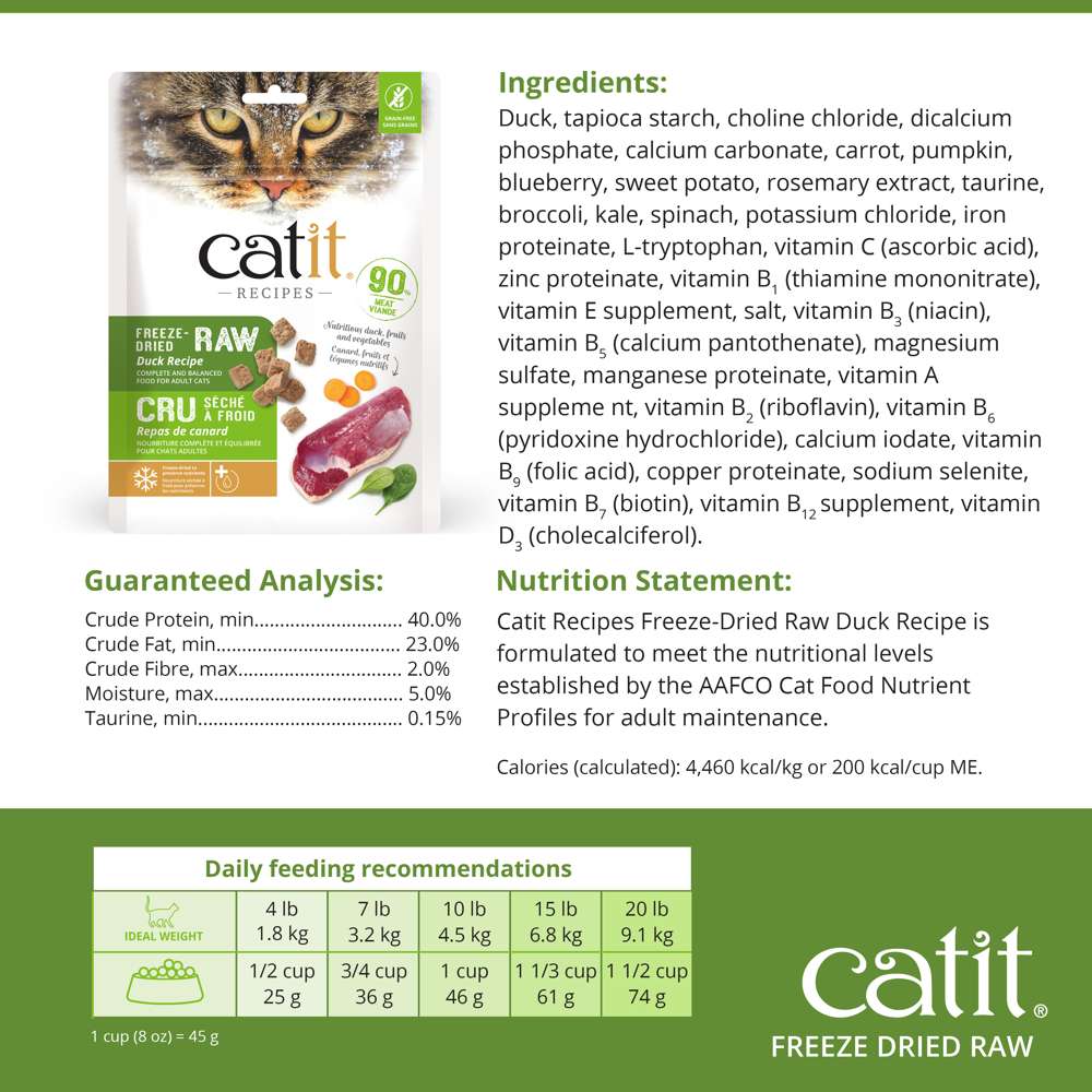 Catit Recipes Freeze-Dried RAW Diets
