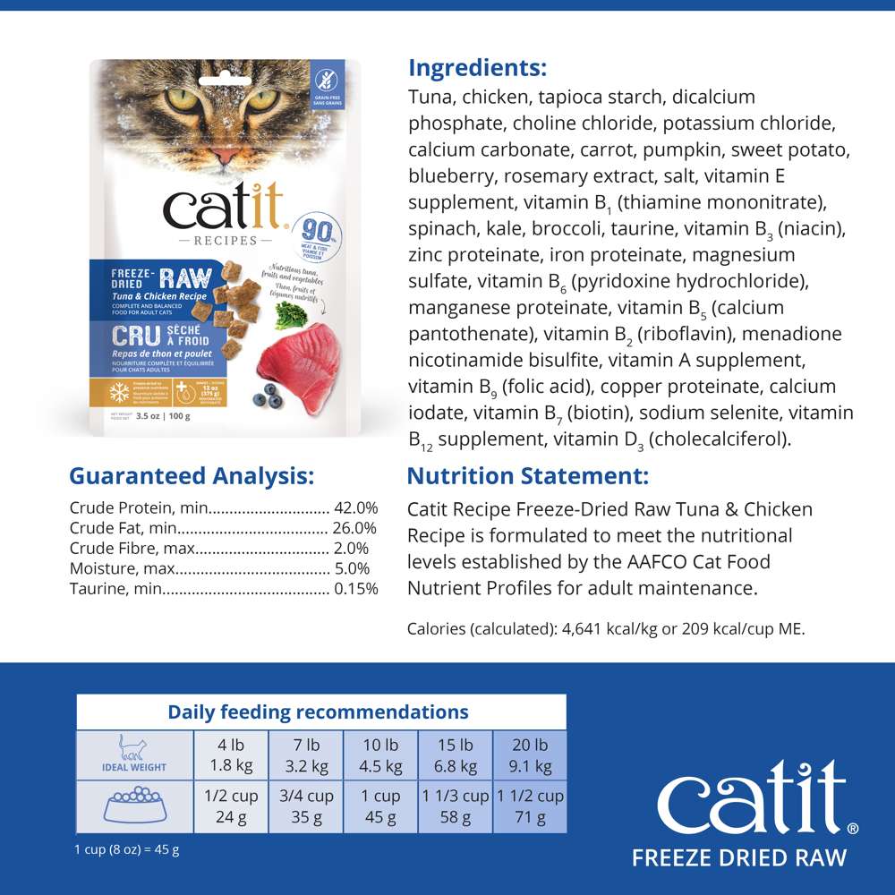 Catit Recipes Freeze-Dried RAW Diets