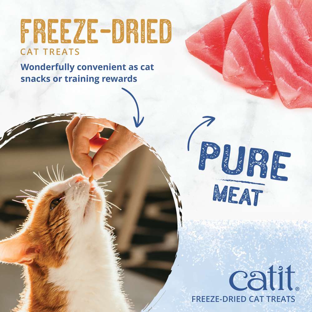 Gâteries Catit séchées à froid pour chats