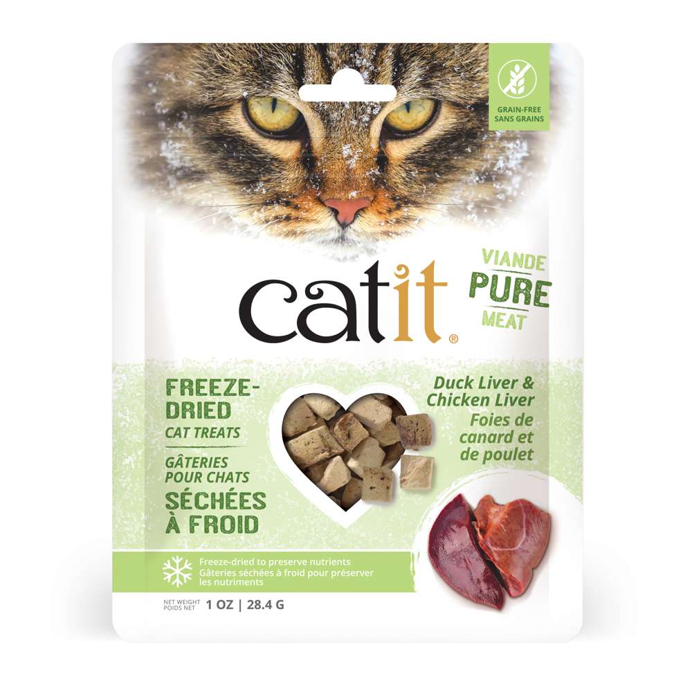 Gâteries Catit séchées à froid pour chats