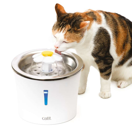 Catit Stainless Steel Flower Fountain