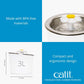 Abreuvoir Catit avec fleur et dessus en acier inoxydable