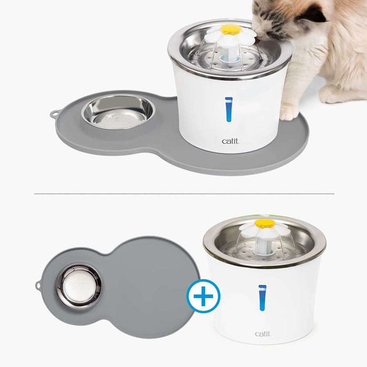 Catit Flower Fountain Stainless Steel Combo