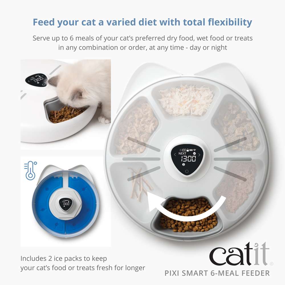 Catit PIXI Smart 6 Meal Feeder