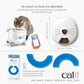 Distributeur intelligent Catit PIXI de 6 repas avec plateau en acier inoxydable
