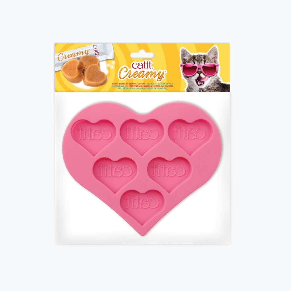 Moule Catit en silicone en forme de cœur