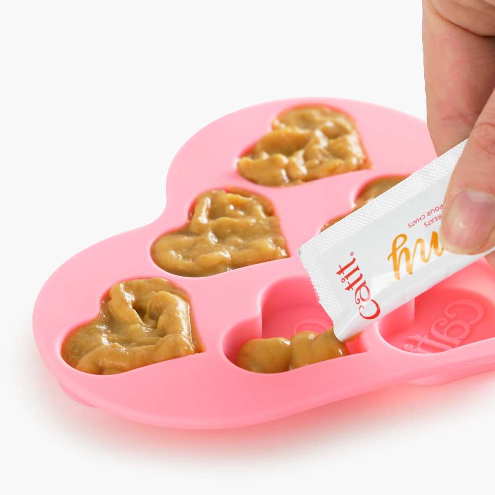 Moule Catit en silicone en forme de cœur