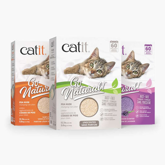 Catit Go Natural Pea Husk Clumping Cat Litter