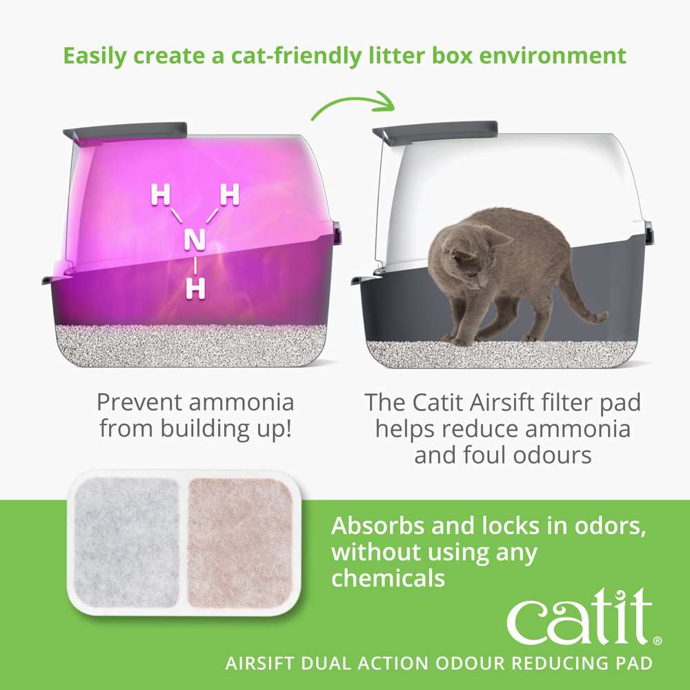 Filtre Catit Airsift à double action réduisant les odeurs