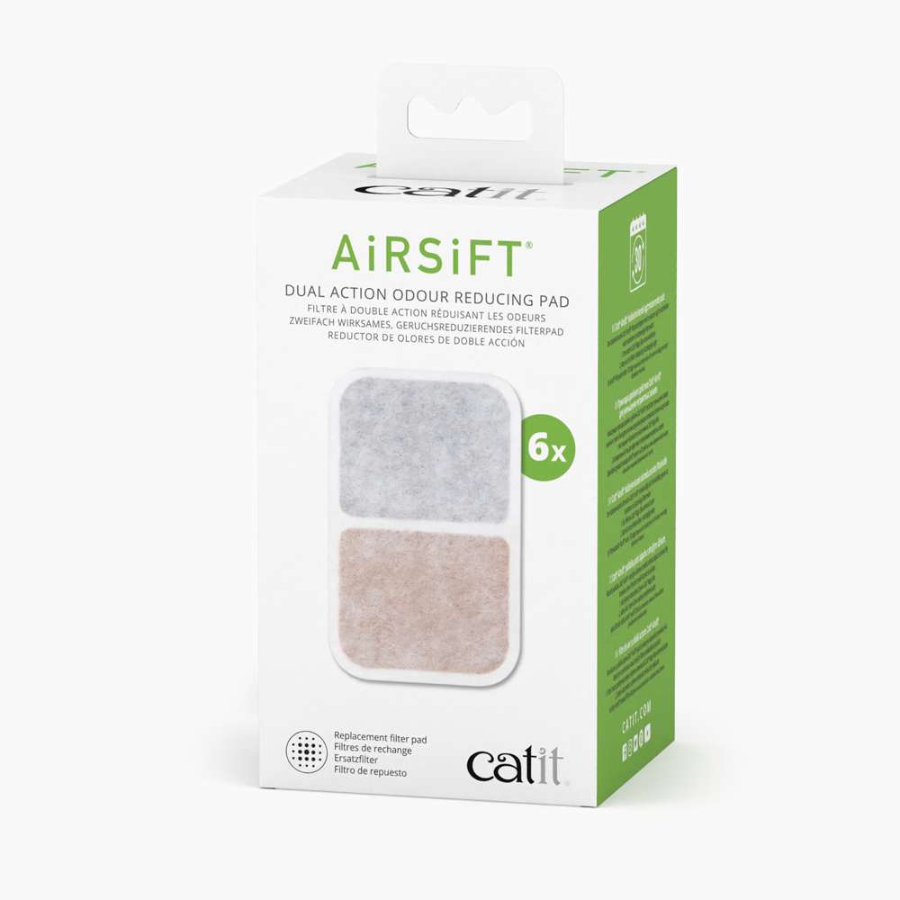 Filtre Catit Airsift à double action réduisant les odeurs