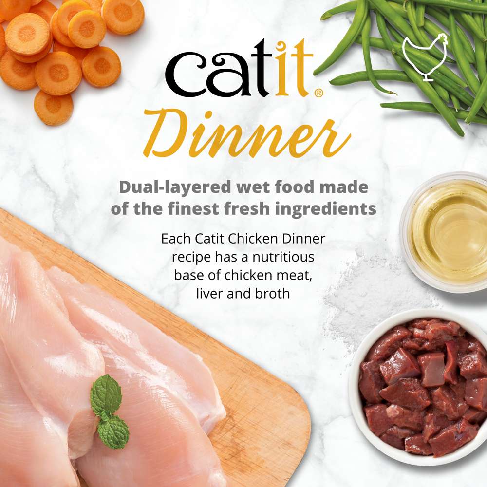 Repas de poulet Catit