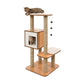 Cat high base with cats - Walnut