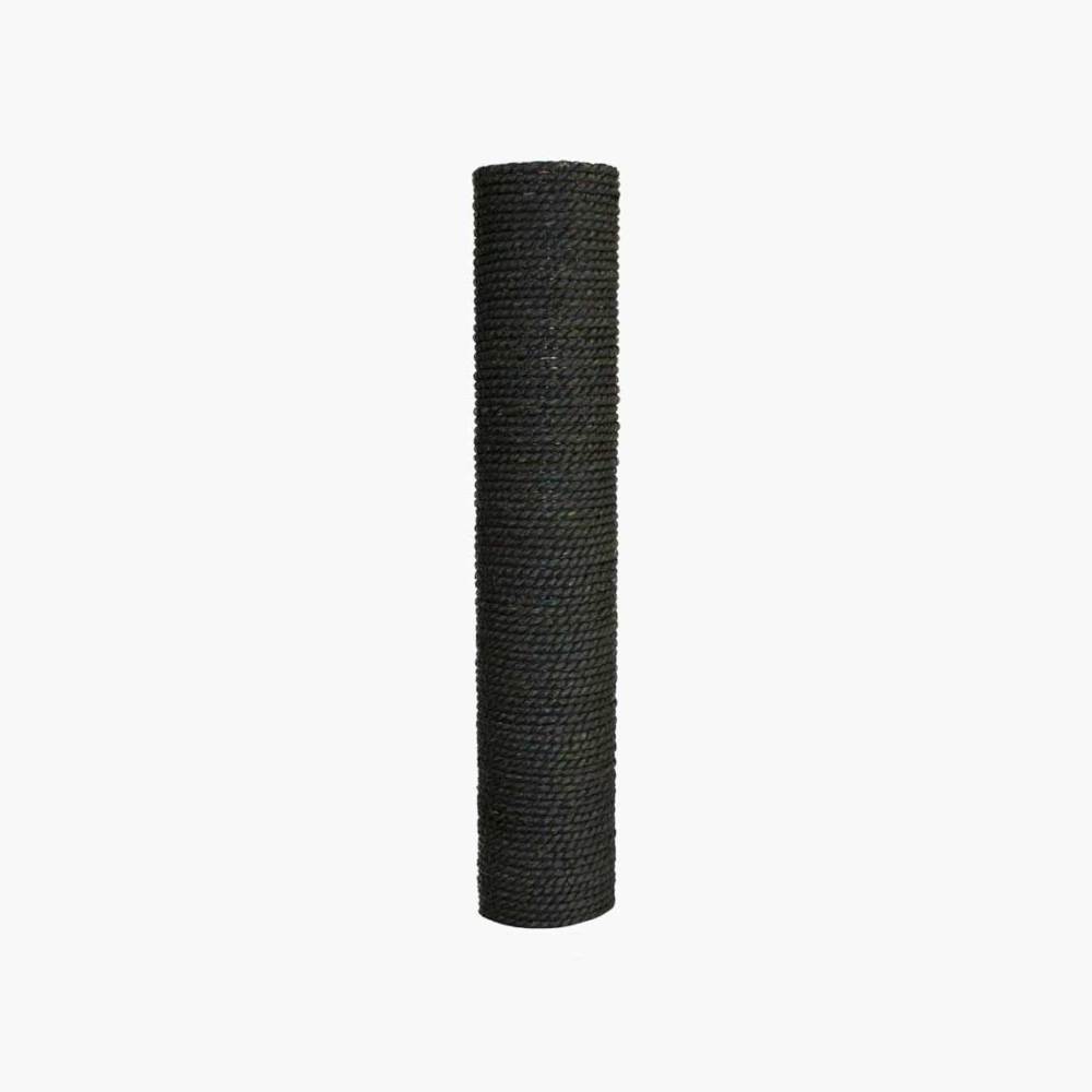 Seagrass scratch post black 8 x 35.5 cm