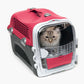 Cherry Red Cabrio cat carrier 