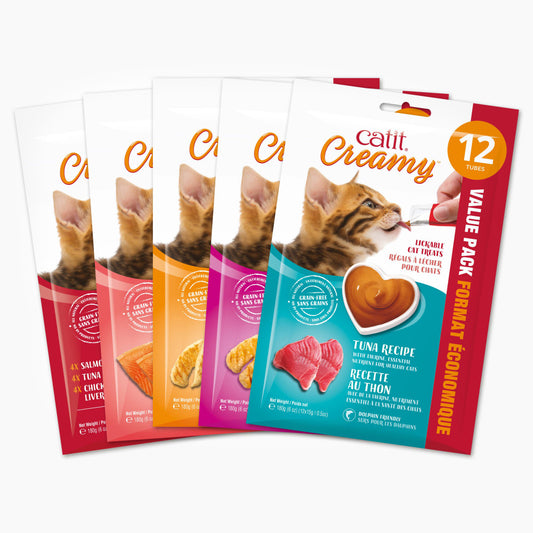 Catit Creamy Treats 12 Pack Lineup