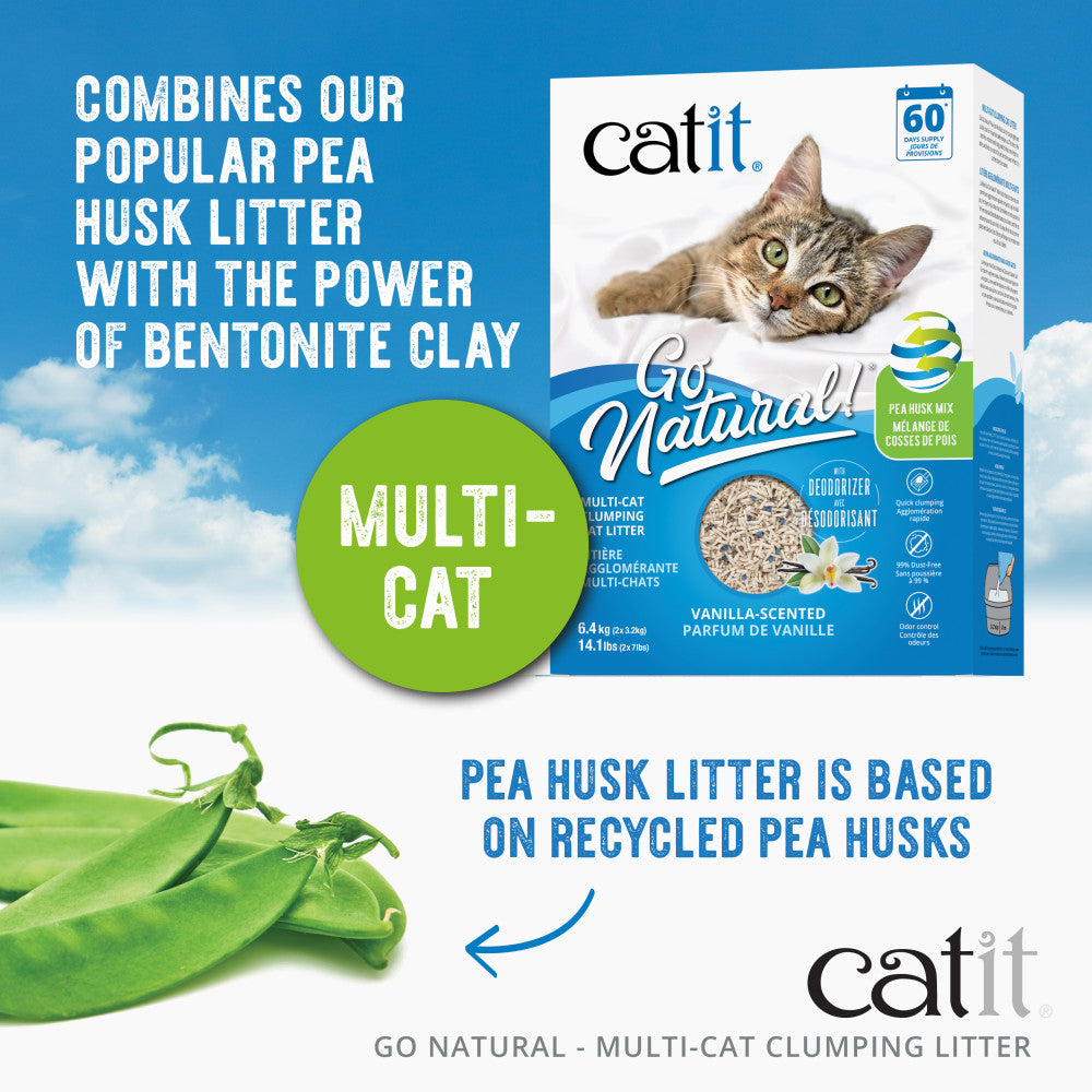 Catit Go Natural! Multi-Cat Clumping Cat Litter