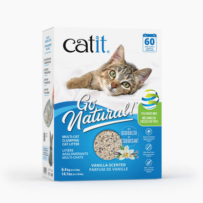 Vanilla-Scented Go Natural Multi-Cat Clumping Cat Litter 